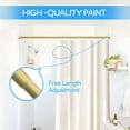 thumbnail image 4 of Gold Tension Curtain Rod – Adjustable 31-49 Inch, No-Drill Spring-Loaded Design, Non-Slip for Windows, Doorways & Bedrooms (1-Pack), 4 of 6