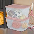 thumbnail image 4 of Sterilite 55 L Storage Box - Pink, 4 of 5