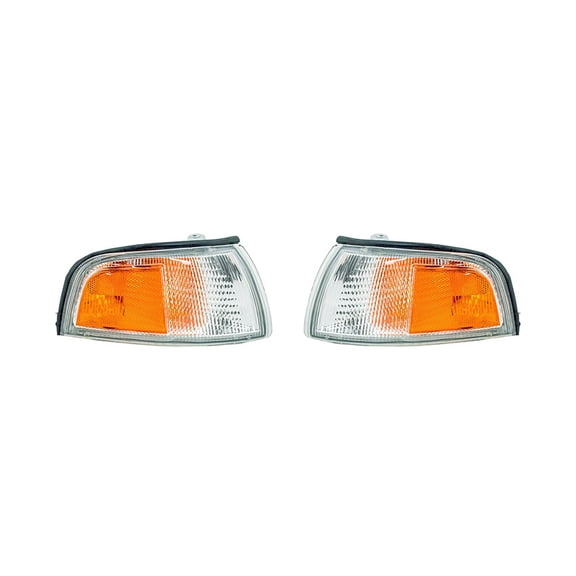 New Pair Of Side Lights Compatible With Mitsubishi Mirage 1997 1998 1999 2000 2001 By Part Numbers MR296306 MR296305 MI2521107