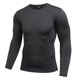 thumbnail image 4 of Camisetas de manga larga para hombre, de secado rápido, para fitness, gimnasio, para otoño y primavera, de compresión, para correr, color rojo, talla S, 4 of 6
