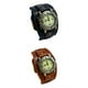 thumbnail image 1 of 2 Piezas material cuero Relojes Reloj Banda Híbrido Hombres, 1 of 9