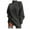 D-Dark Gray, variant on 2025 Women's Christmas Cute Santa Sweater Coats for Women Long Plus Size Head Pattern Knit Sweater Hoodies with Front Pocket Soft and Smooth Beautiful Cardigan Print Sweater