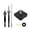 0071 black second, variant on Tibvox 16inch Silent Quartz Clock Movement Kit Long Spade Hands Wall Clock Movements