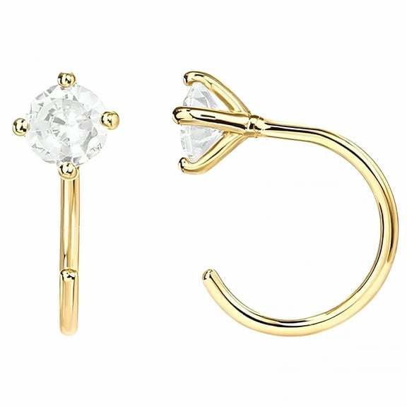 DESIGNICE Women Stud Earrings Lymphatic Activity Earrings Magnetic Acupuncture Earrings for Women Lymphatic Drainage Earrings Zirconia Lymphatic Earrings Magnetology Negative Earri