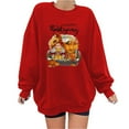 thumbnail image 1 of Sudaderas de Acción de Gracias Para Mujer, Blusa Holgada de Manga Larga Con Estampado A La Moda, Suéter Informal de Cuello Redondo, Tops, Sudadera Odeerbi  ODB122761, 1 of 4