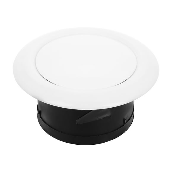 Difusor de aire ABS con válvula de aire, difusor de techo redondo para baño, extractor de aire, cocina, garaje, cubierta de ventilación de flujo de aire ajustable