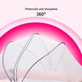 thumbnail image 4 of Cuna Corral Viajero Para Bebé Aeiou Bc001 Con Mosquitero Pink Gray, 4 of 5