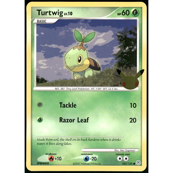 2021 Celebrations Turtwig Jumbo Jumbo #103/130