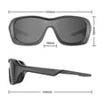 thumbnail image 2 of Smart Glasses, Bluetooth Sunglasses, AI Voice Translation Glasses for Music Calls, 99.9 UV Protection Anti-Fog for Outdoor Sports, 2 of 7