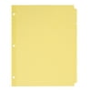 Avery Plain Tab Write & Erase Dividers, 5 Tabs, Buff, 36 Sets (11501)