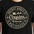 thumbnail image 3 of Jolliest Bunch Of Cousins This Side Of The Nuthouse T-Shirt – Family Humor – Holiday Gathering Apparel, 3 of 6