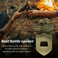 thumbnail image 3 of Sunjoy Tech Beer Bottle Opener Eagle Embossed Pattern Magnetic Bottle Opener Easy Installation Wood Zinc Alloy Beer Bottle Opener, 3 of 8