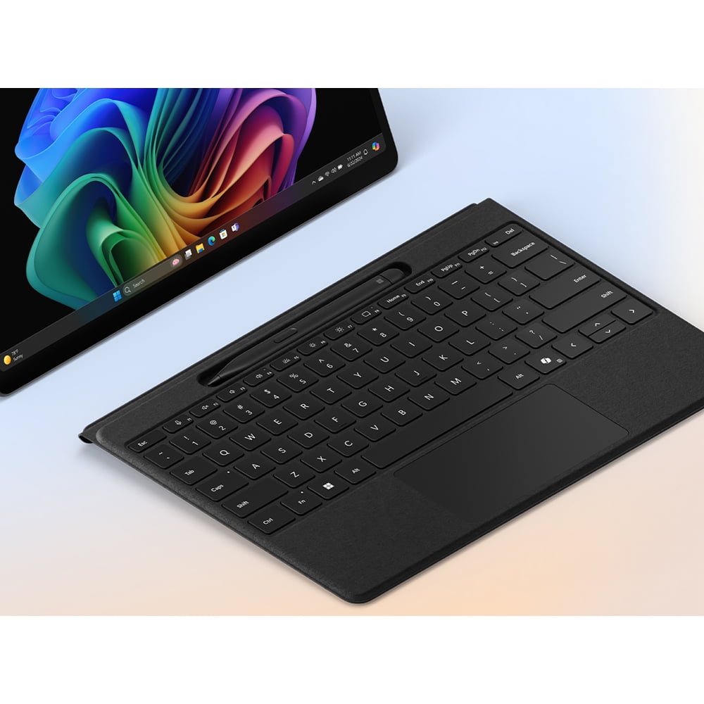 Microsoft Surface Pro Flex Keyboard for Pro 11th Edition/Pro 9/Pro 8 with Pen Storage, Black