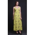 thumbnail image 2 of Bimba Butterfly Women Summer Printed V Neck Long Maxi Dress Holiday Resort Wear-Small, 2 of 6