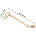 thumbnail image 3 of Vela Wick Trimmer Wick Clipper Wick Cutter Scissor -Oro rosa WD.WDQZL Hogar, 3 of 5