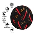 thumbnail image 4 of Gukieu Hot Chili Print Car Tire Cover, Adjustable Waterproof and Dustproof Tire Protection Cover, Suitable for SUV, Truck, Van-15 inch, 4 of 6