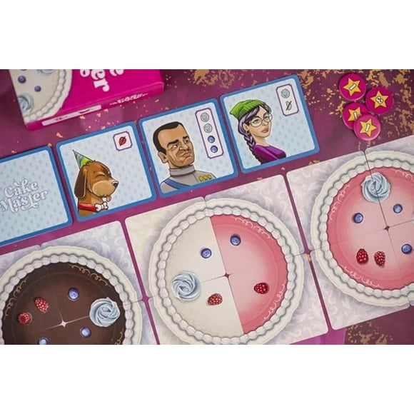 "Locomuse - Cake Master - Family Spatial Puzzle Game - Simultaneous Play - Solo Mode - French - 1 to 6 Players"
