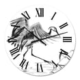 thumbnail image 2 of Designart 1 in Quartz Traditional Wall Clock, 2 of 5
