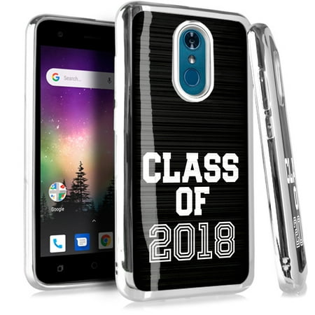 Compatible LG Stylo 5 | LG Stylo 5 Plus Case Electroplated Chrome TPU Brushed Textured Hybrid Phone Cover (Class of (Best 5 Phones 2019)