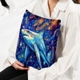 thumbnail image 6 of Starry Shark Velvet Throw Pillow Covers Inserts in 16x16, 18x18, and 20x20 Inches - Set of 2 - Unique Patterns for Throw Pillow Covers for All Occasions, 6 of 6