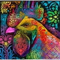 thumbnail image 2 of Dean Russo Collection 15x15 Gold Ornate Wood Framed with Double Matting Museum Art Print Titled - Rooster, 2 of 4