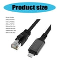 thumbnail image 2 of CHUANK Câble Convertisseur USB C vers RJ45 Ethernet Puce Réseau FTDI 1000Mbps pour Ordinateurs Portables, 2 of 7