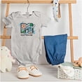 thumbnail image 3 of Retro MTV Crayon Sunflowers Logo Romper Boys or Girls Infant Baby Brisco Brands NB, 3 of 6