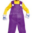 thumbnail image 4 of Wario Deluxe Super Mario Bros. Nintendo Costume, Moyen/7-8, 4 of 5