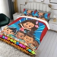 thumbnail image 3 of Kindergarten: El Musical Conjunto de sábanas temático, trío de piezas, cómodo y amigable con la piel, diseño único, regalo de decoración para el hogar para familiares, amigos y fans,140cm *210cm, 3 of 6