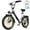 White, variant on 750W Electric Bike for Adults,48V 13Ah Removable Battery,20MPH,20" Fat Tire E-Bike,7-Speed Gearing,LCD Display,Step-Thru Frame,Black