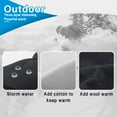 thumbnail image 4 of Apmemiss Clearance Waterproof Winter Work Gloves for Men and Women, Freezer Gloves Winter Driving Gloves for Outdoor Cold Weather Keep Hands Warm Below Zero, Waterproof Gloves for Shoveling Snow, 4 of 5