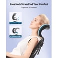 thumbnail image 3 of Silla de oficina SIHOO M57, reposabrazos ergonómicos de 3 posiciones, soporte lumbar, 3 of 4