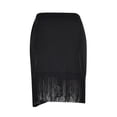 thumbnail image 3 of Womens Skirts Latin Dance Dress Adult Fringe Skirt Adult Cha Cha Training Dress Holiday Wear, 3 of 8