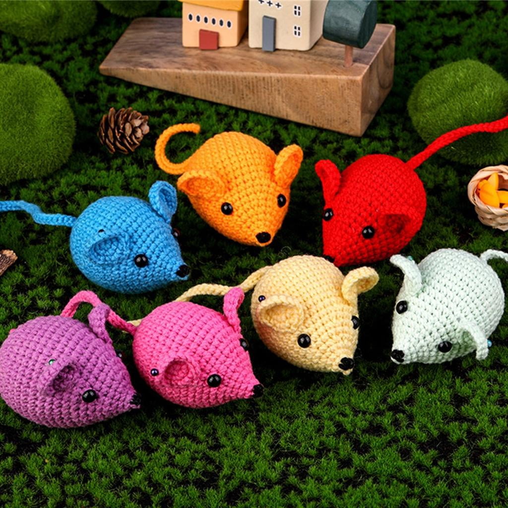 Crochet Dolls Crochet Mouse with Crochet Hook Needle Instructions for Beginner Knitting Accessories