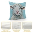 thumbnail image 4 of Autua Sheep Graphic Decorative Pillow Cover for Home Couch Living Room Sofa, Square, 1PC 24x24in, 4 of 5