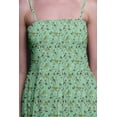 thumbnail image 6 of Bimba Leaves & Flowerpecker Bird Print Women Long Maxi Tube Smocked Bodice Dress-X-Large, 6 of 7