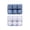 #-【Blue】, variant on Silicone Ice Cube Tray with Lid, Irregular Whiskey Ice Grids, Food - Grade Silicone Mold for Home Bar & Commercial Use, 5.5" x 7.9" x 2.4", QFL