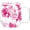 pink and white, variant on 250ml Double Wall Glass Cup, Dried Flower Insulated Clear Tea Mug with Handle, Double-Layered Heat-Resistant Design for Juice, Beverages, Water, Home, Office, Cafe(RL)