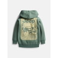 thumbnail image 2 of Jeep Boys' Front Back Graphic Fleece Hoodie with Long Sleeves, Size 4-18, 2 of 3