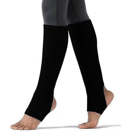 Short Length Black Leg Warmers - Pilates Union