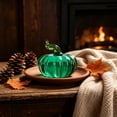 thumbnail image 5 of Glass Pumpkin Figurine, Clear Harvest Decor, Tabletop Centerpiece, Captures Beautiful Light and Adds Elegant Shine for Mantel Shelves, Dining Tables and Entryway Consoles., 5 of 6