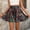 Light Brown, variant on Women Cotton Linen Casual High Waist Drawstring Retro Printed Boho Shorts Pants Summer Beach Loose Fit Wide Leg Shorts Trendy Vacation Bottom Black L