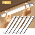 thumbnail image 2 of 12-Pack Motion Sensor LED Cabinet Lights, USB Rechargeable, 3 Modes, Dimmable, for Closet, Under Cabinet, Stairs, 2 of 13