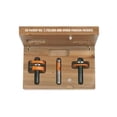 thumbnail image 1 of 3-piece Tongue & Groove Cabinetmaking Router Bit Set, 1 of 4