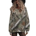 thumbnail image 2 of Maplenight Crewneck Sweatshirts for Women Casual Long Sleeve Tops Camo Maple Leaf Graphic Shirts Fall Fashion Clothes, 2 of 8