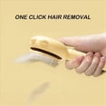 thumbnail image 3 of Cat and dog grooming brush, stainless steel comb, rubber massage needles, self-cleaning, suitable for kittens to long-haired cats and dogs, 3 of 8