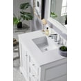thumbnail image 7 of James Martin Vanities 36" Single Vanity, Silver Gray w/ 3 CM White Zeus Quartz Top, 7 of 7