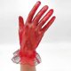 thumbnail image 2 of Guantes elegantes de encaje calado para mujer, negros, rojos y blancos, guantes cortos de encaje para novias, accesorios para fiestas de boda, guantes nuevos, 2 of 5