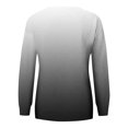 thumbnail image 5 of AOOCHASLIY 2023 Womens Tops Clothes Women's Fashion Printed T-shirt Long Sleeves Blouse Round Neck Casual Tops Sweatshirt, 5 of 5