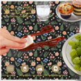 thumbnail image 6 of Pioneer Flower Floral Print Pattern Round Tablecloth 60 X 60 Inch, Wrinkle Resistant Wipeable Table Cloth for Kitchen Dining Picnic Patio Party, 6 of 6
